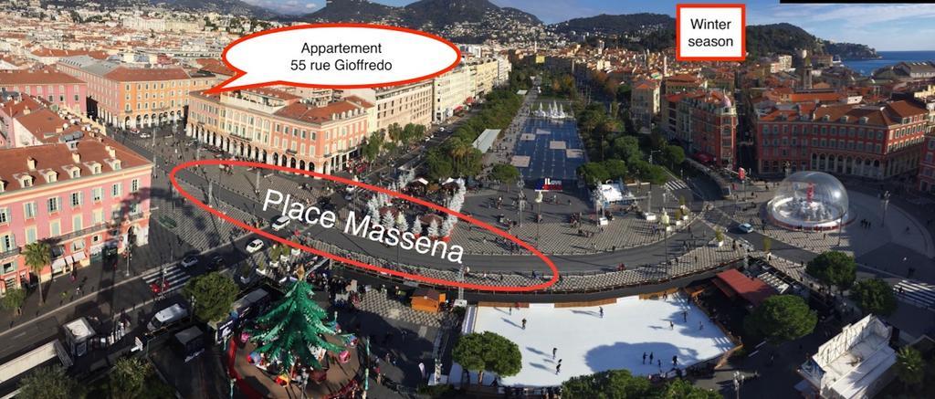 2 Bedrooms Appartement In Central Location On The Famous Place Massena Ніцца Екстер'єр фото